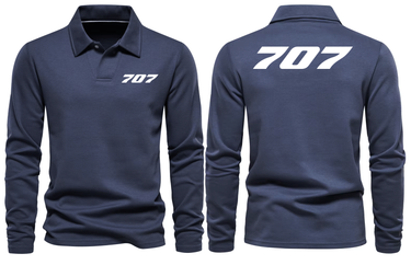 BOEING 707 LONG SLEEVE POLO